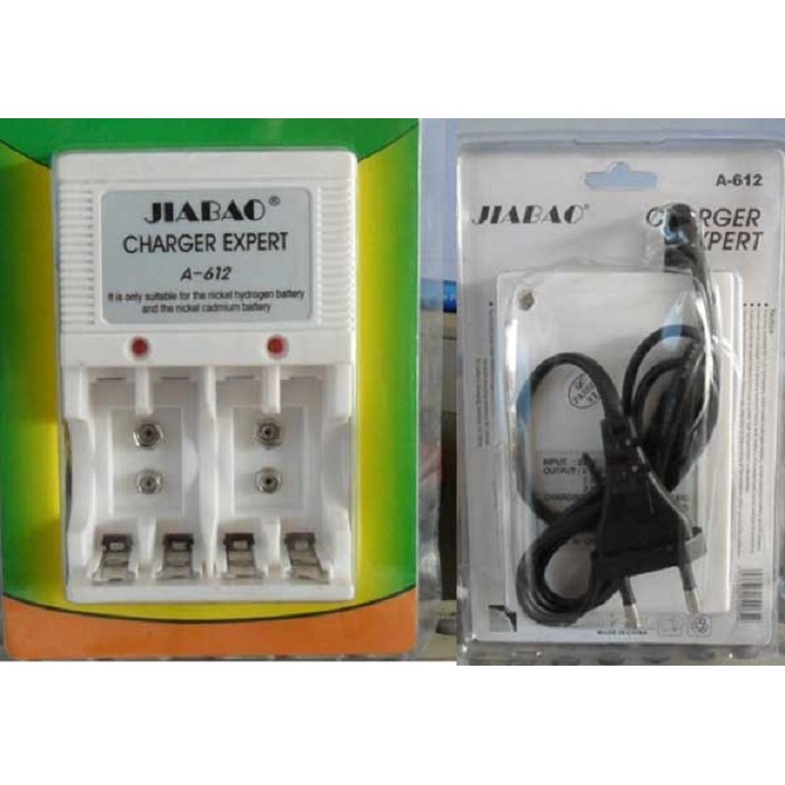 SẠC PIN ĐA NĂNG JIABAO A-612, JB-268 - SẠC ĐƯỢC PIN 2A, 3A, PIN 9V