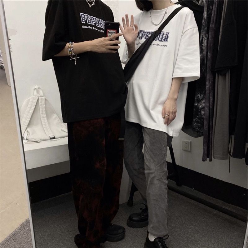 Áo Thun PEPE Unisex Form Rộng Tay Lỡ Oversize Nam Nữ