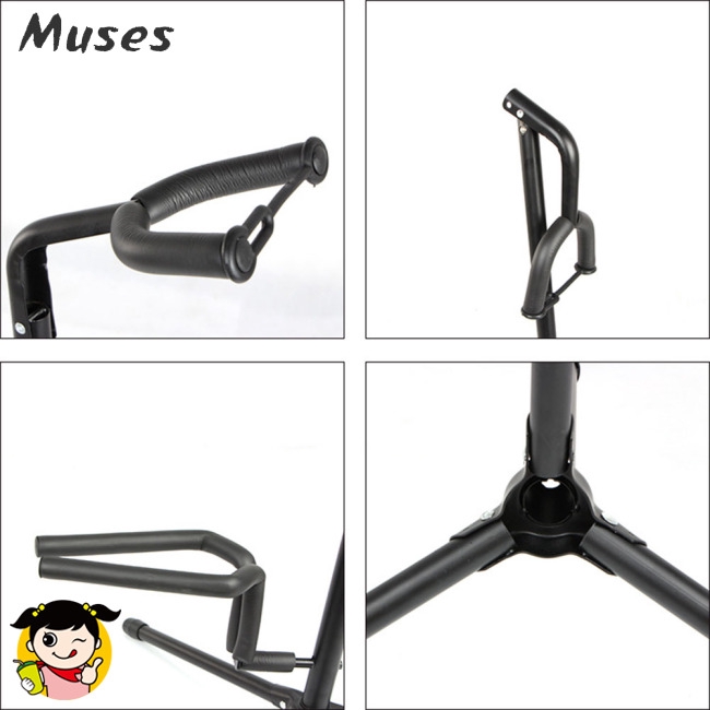 Muse07 Giá đỡ 3 chân để đàn guitar gập gọn được