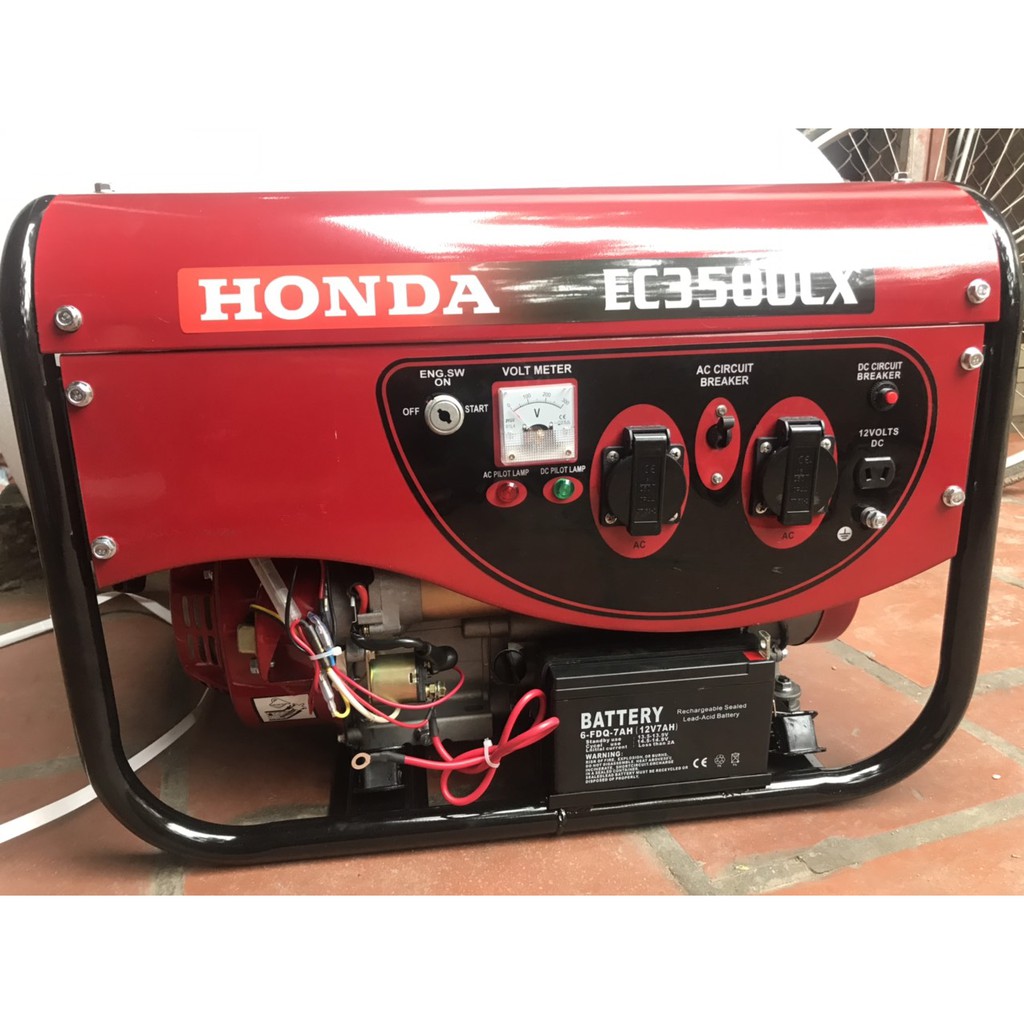 Máy phát điện Honda SH 3500 công suất 3kw giá rẻ(chạy xăng, điện đề) -Bảo hành : 12Tháng Và Bảo trì vĩnh viễn