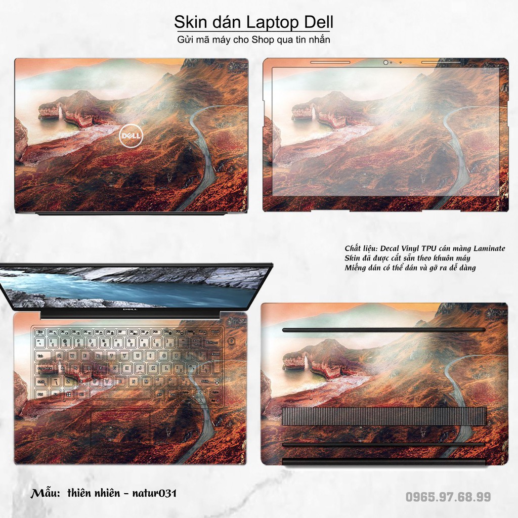 Skin dán Laptop Dell in hình thiên nhiên nhiều mẫu 2 (inbox mã máy cho Shop)