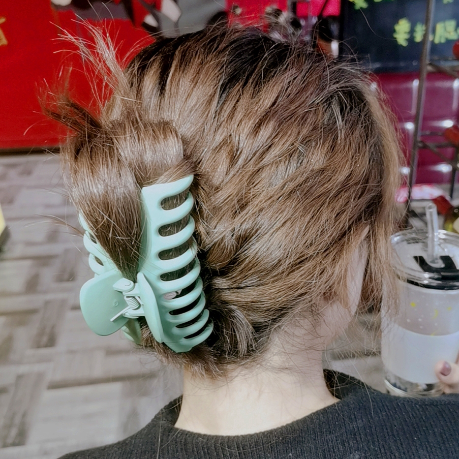 Kẹp Càng Cua Màu Trơn Phong Cách Hàn Quốc