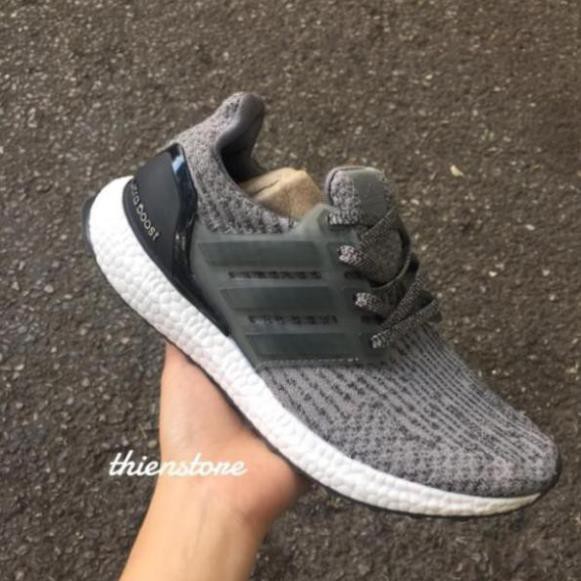 Hot [Sale 3/3]Giày thể thao Adidas ultra boost 3.0 Xám Giày ultra boost xám [Sẵn Hàng] . ⋆ Hè