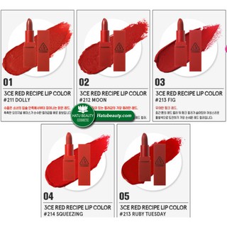 SON 3CE RED RECIPE LIP COLOR