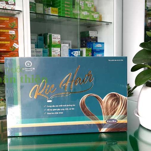 Viên uống mọc tóc Ric Hair – Hỗ trợ ngăn ngừa rụng tóc (Hộp 30 gói)