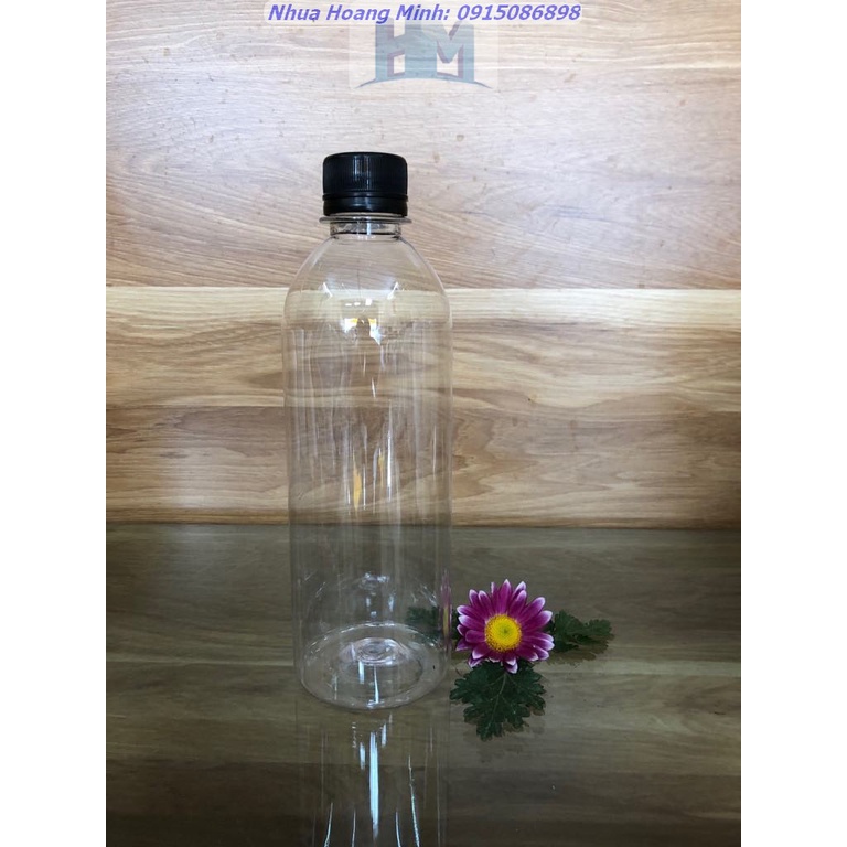 combo 10 chai Pet cổ tròn trơn 500ml