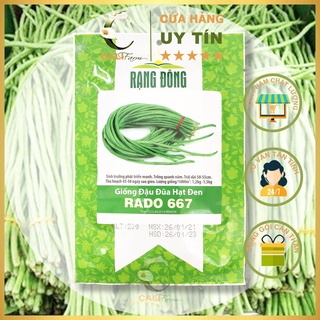 Hạt Giống Đậu Đũa Hạt Đen RĐ 667 gói 20gr Năng Suất cao Dễ Trồng