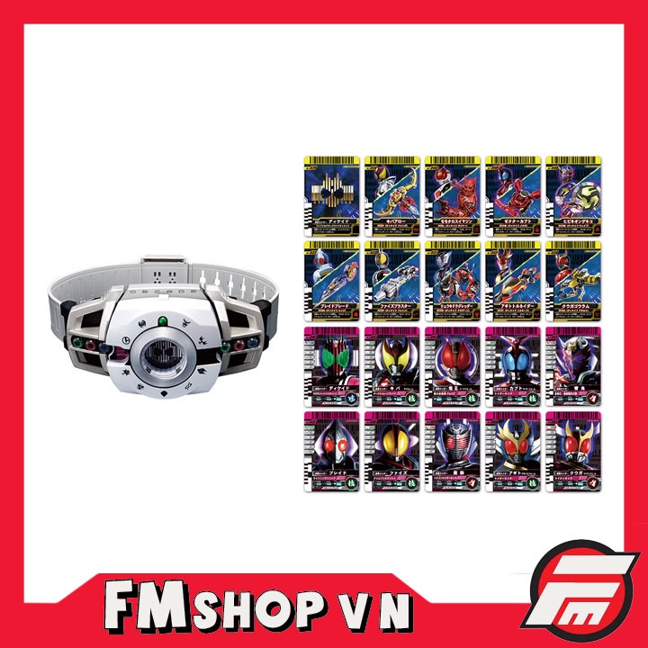 MÔ HÌNH ĐỒ BIẾN HÌNH DX KAMEN RIDER DECADE DRIVER 20TH VER
