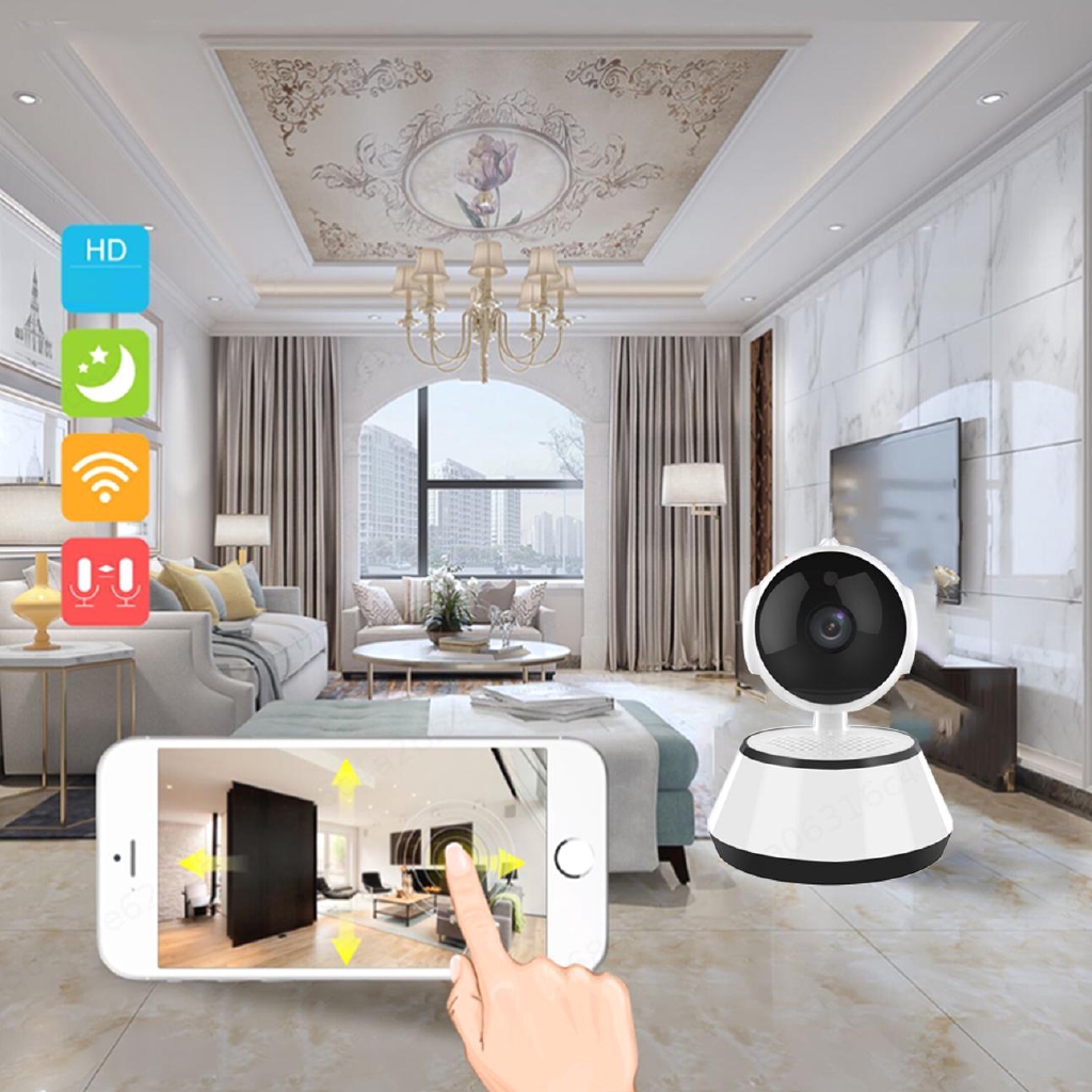 Camera An Ninh Không Dây 720p Hd Kết Nối Wifi