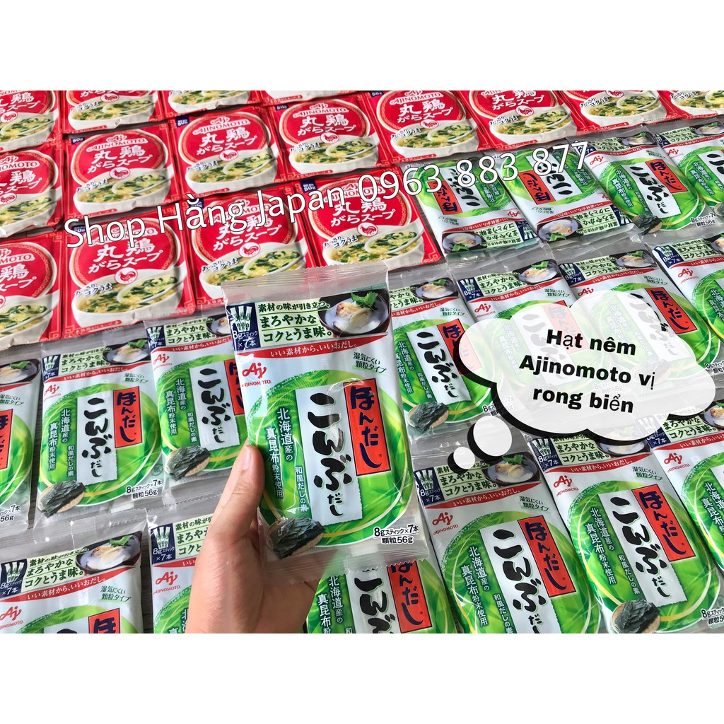 Hạt nêm Ajinomoto cho bé các vị