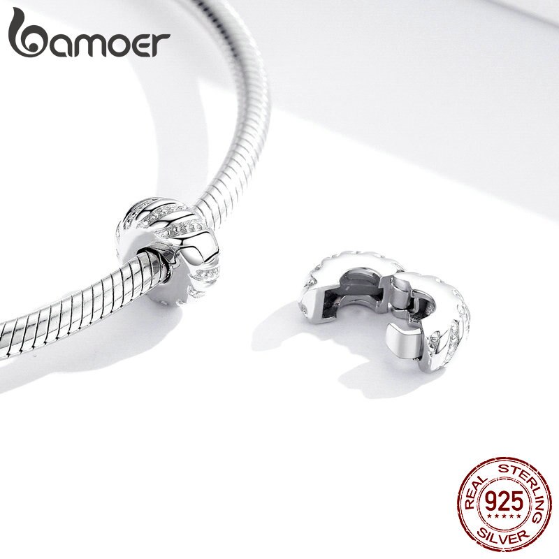 CHARMS Bamoer Hạt Xỏ Vòng Tay Mạ Bạc 925 Bsc278