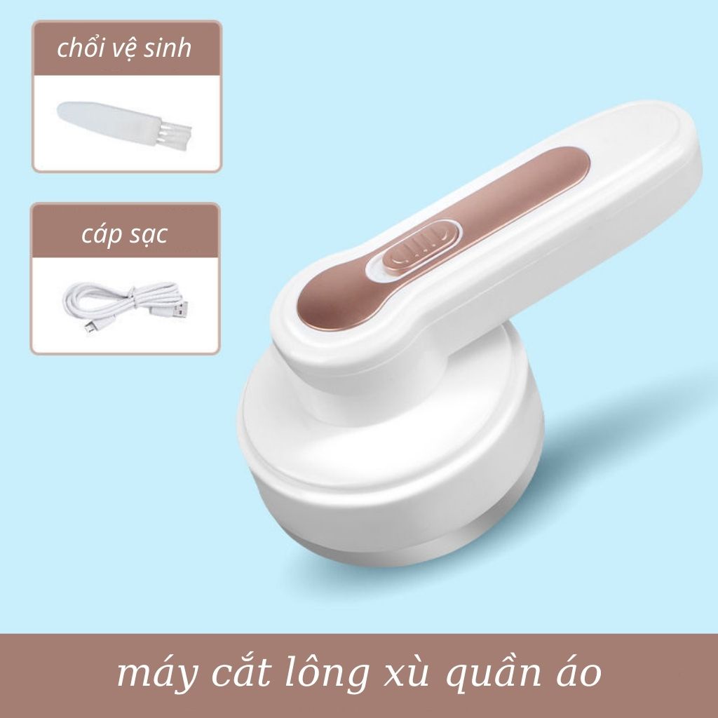Máy cắt lông xù quần áo sạc pin usb, máy loại bỏ chỉ thừa làm mới quần áo