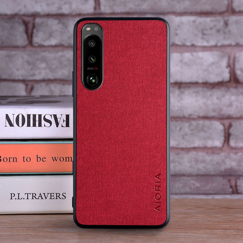 Ốp Điện Thoại Da Viền TPU Dẻo Sang Trọng Thời Trang Cho Sony Xperia 1 5 10 iii ACE 2 Pro