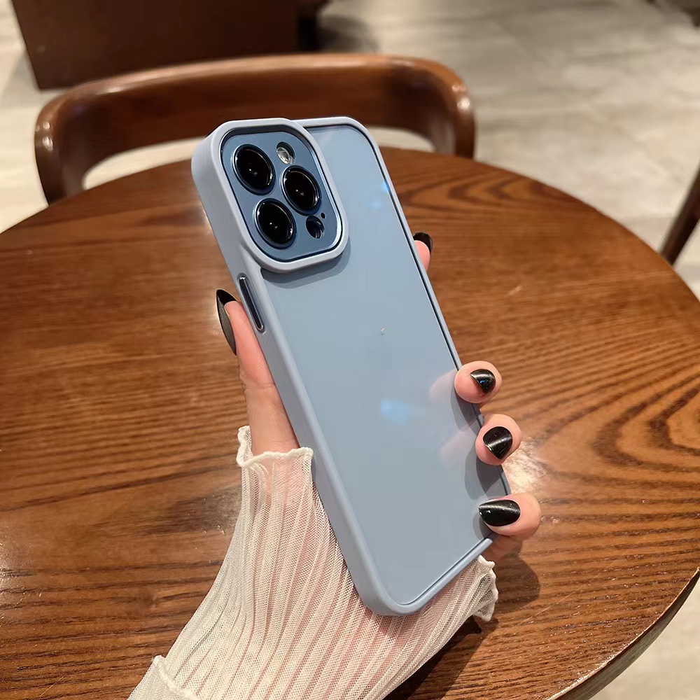 Ốp Điện Thoại iPhone 14 plus 13 12 11 Pro max case ốp lưng điện thoại iphone 14 promax Silicon acrylic Cứng Trong Suốt Chống Sốc Bảo Vệ camera Sang Trọng Cho