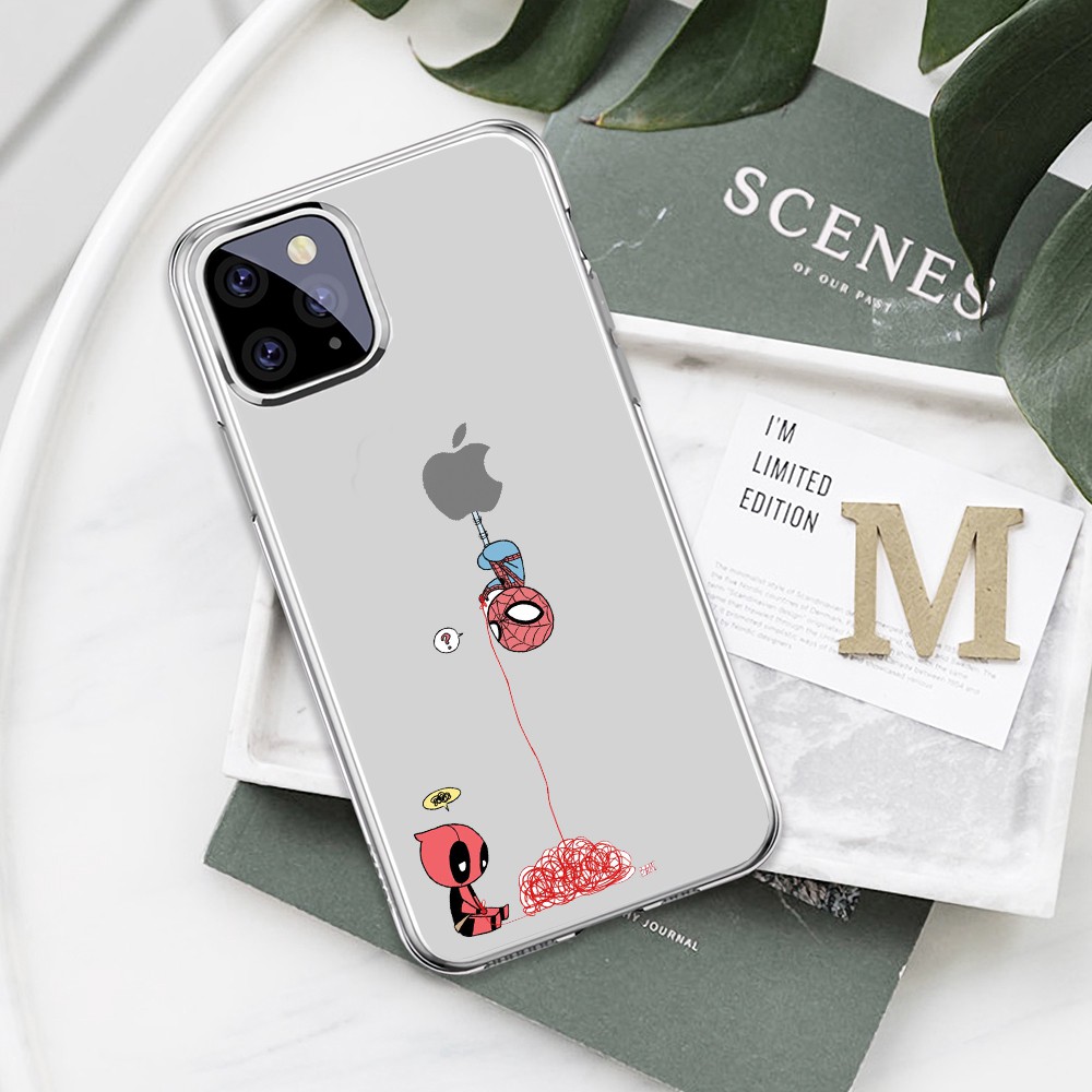 Ốp Lưng Iphone In Hình Người Nhện Viền Trong Mềm, Dẻo Ip6/6s/6plus/6s/7/8/7plus/8plus/x/xs/xsmax/11/11pro/11promax