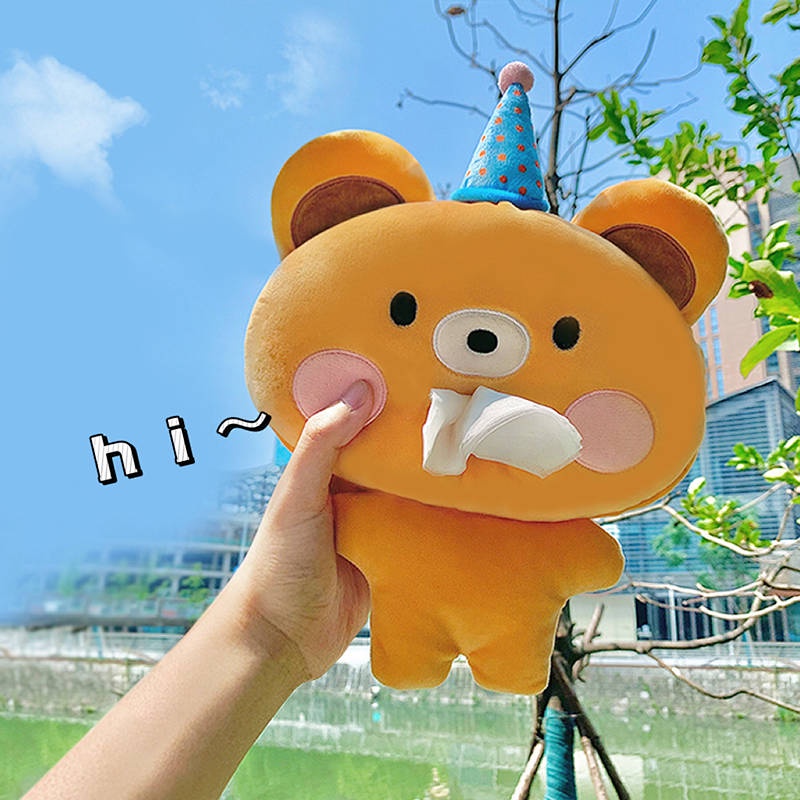 Car Tissue Box Creative Hanging Cute Personality Car Accessories Armrest Box Internet Celebrity Car Tissue Box Car Female e0R8