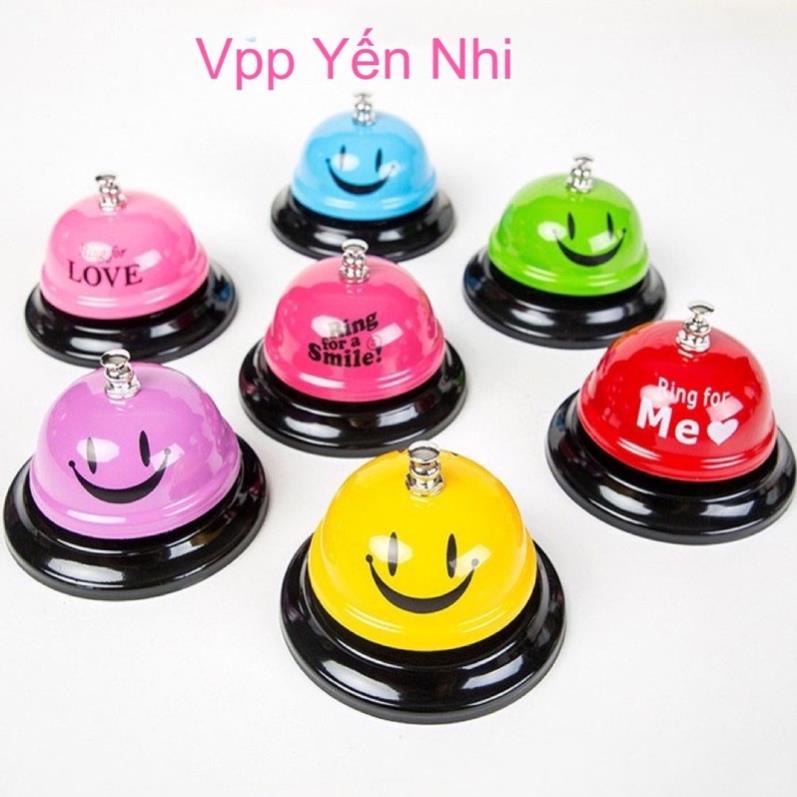 Siêu Rẻ  Chuông Bấm Để Bàn Đế Kim Loại, chọn mầu Kêu To, Rõ, Đồ Dùng Giáo Cụ dạy học phục vụ trong học tập