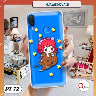 Ốp lưng dẻo trong in hình cho Huawei Nova 3i