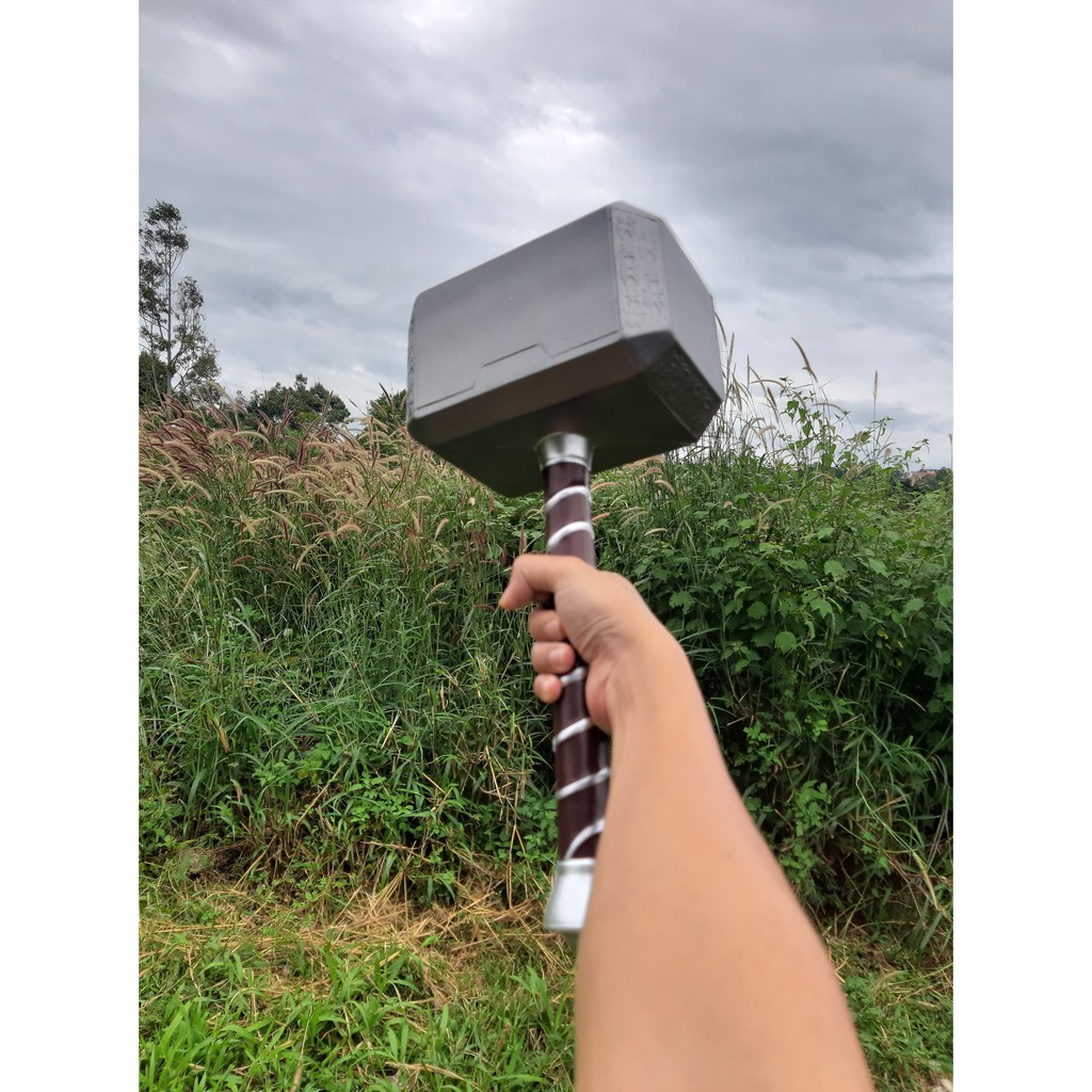 [ 42cm ] Mô hình Búa Mjolnir size 1:1 của Thor FOAM - Marvel - Baystore