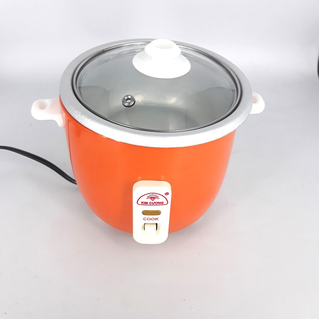 Nồi Cơm Điện Mini 0.3 Lít Kim Cương KC-0.3L - Chỉ 1 Người Ăn - Hàng Chính Hãng (Bảo Hành 12 Tháng)