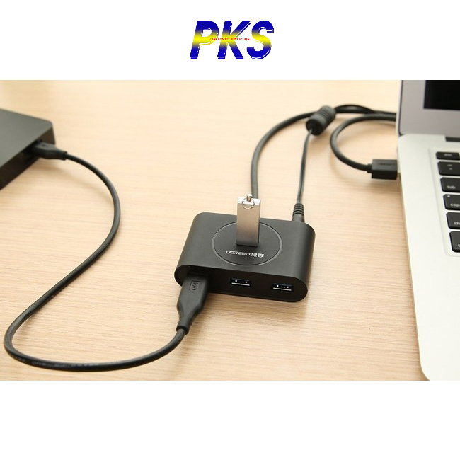 Bộ chia 4 cổng USB 3.0 dài 1M Ugreen 20291