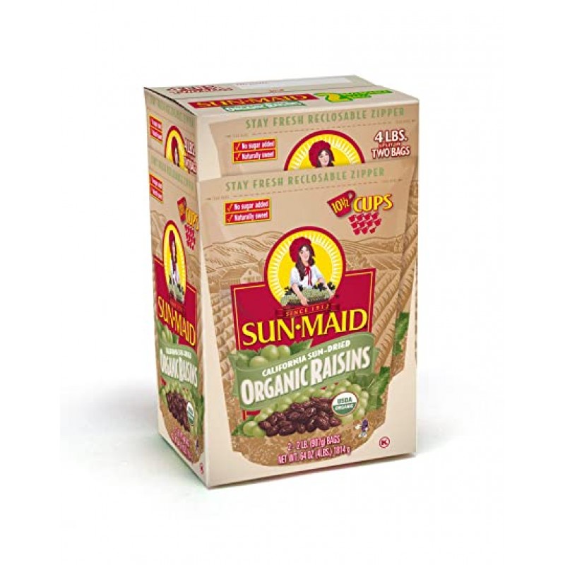 Nho khô hữu cơ Sun Maid Organic Raisin 1.81kg Mỹ - Maria Mart