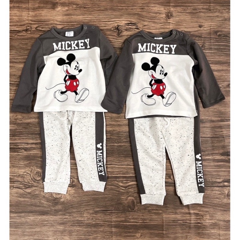 Bộ nỉ Micky da cá xuất dư bé trai