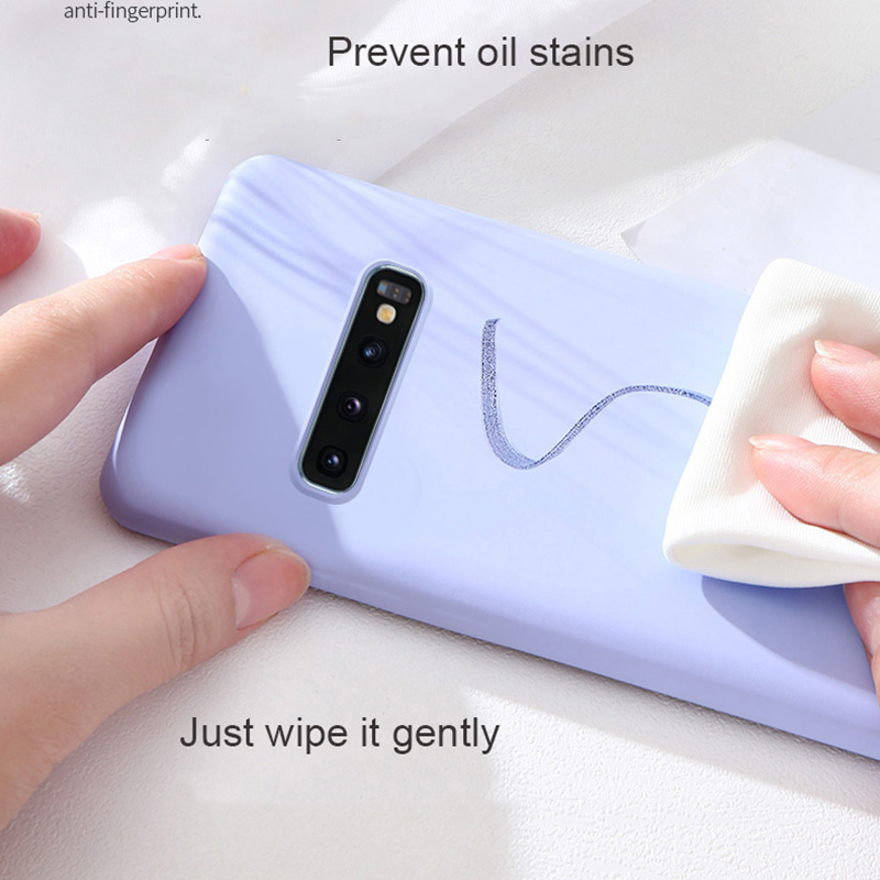 Ốp điện thoại silicon chống sốc cao cấp dành cho Samsung Galaxy S10 S9 S8 Plus Lite