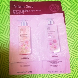 [Sample] Bộ sản phẩm sữa tắm & sữa dưỡng thể Thefaceshop Perfume Seed Special Body Set