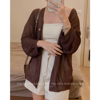 áo cardigan len gạo