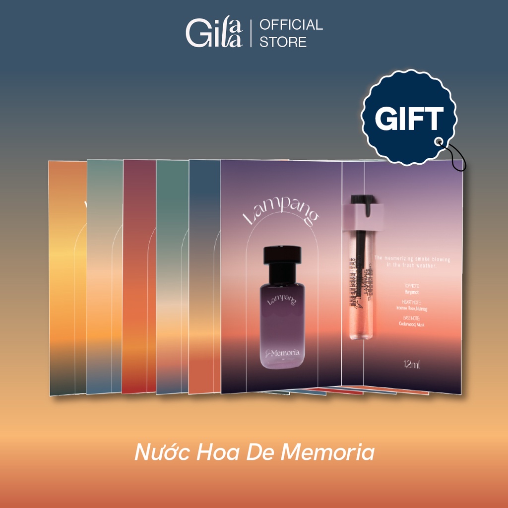 (Qùa tặng không bán) Nước hoa Hàn Quốc De Memoria Minisize 1,2ml - BST Ký Ức Bất Tận, Mùi Hương Phương Đông Lắng Đọng