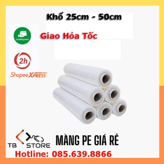 Màng PE , màng chít Khổ 50 cm nặng 3 kg siêu mỏng, siêu dai