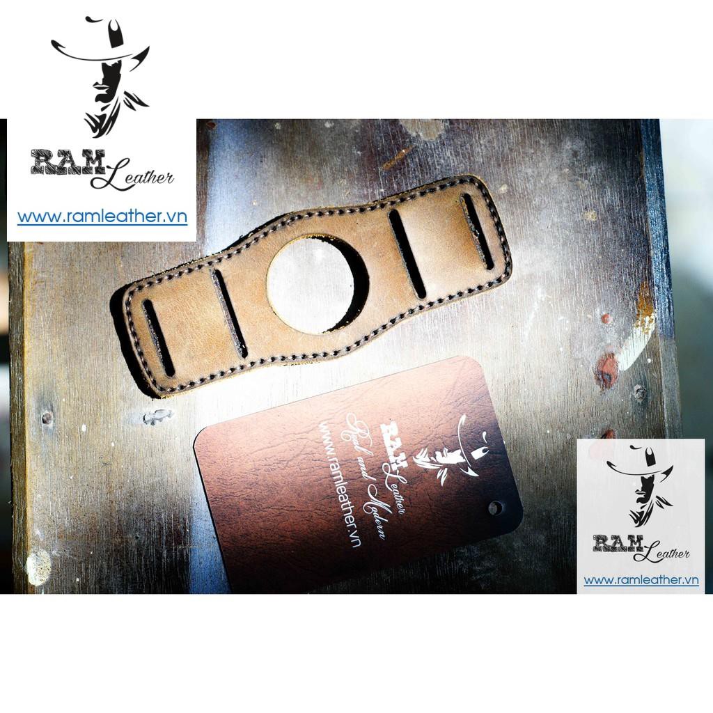 TẤM LÓT DÂY ĐỒNG HỒ BUNDSTRAP RAM b2 VÀNG SỮA-CHÍNH HÃNG RAM LEATHERĐỦ SIZE . .