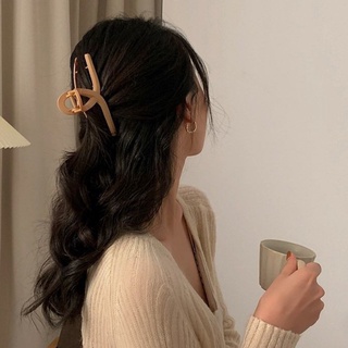  Kẹp tóc cá mập màu trơn đơn giản thời trang cho nữ