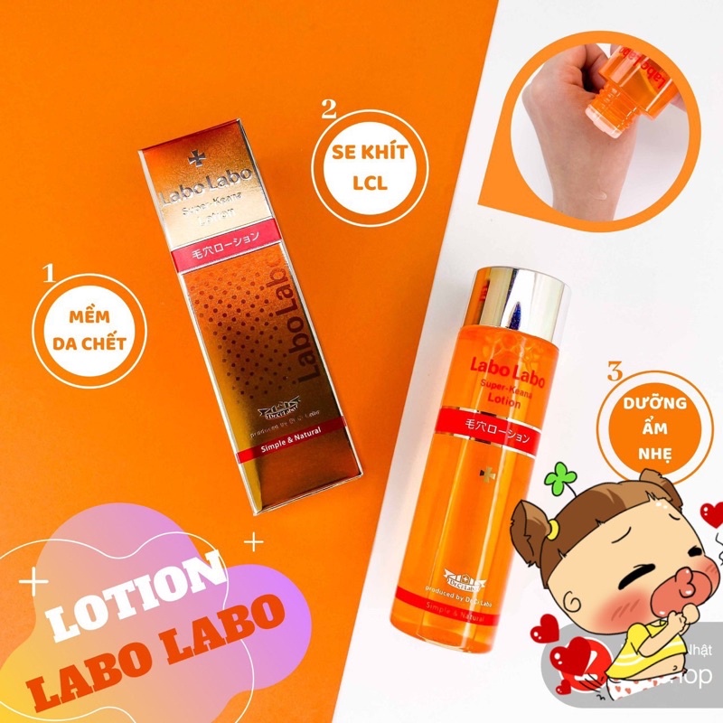 Nước Hoa Hồng Labo Labo  THẦN DƯỢC SE KHÍT LỖ CHÂN LÔNG 100ml và 200ml [HangNhat] [Hàng-Chuẩn-Auth] [Mô-Mô-Shop]