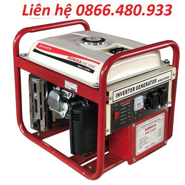 Máy Phát Điện Honda Chạy Xăng 3Kw DM3300i Inverter  - Máy Phát Điện Gia Đình - Bảo Hành 1 Năm