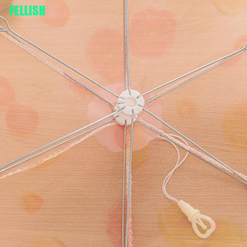 1 Lồng Bàn Lưới Bảo Quản Thực Phẩm Hình Dù Cỡ Lớn