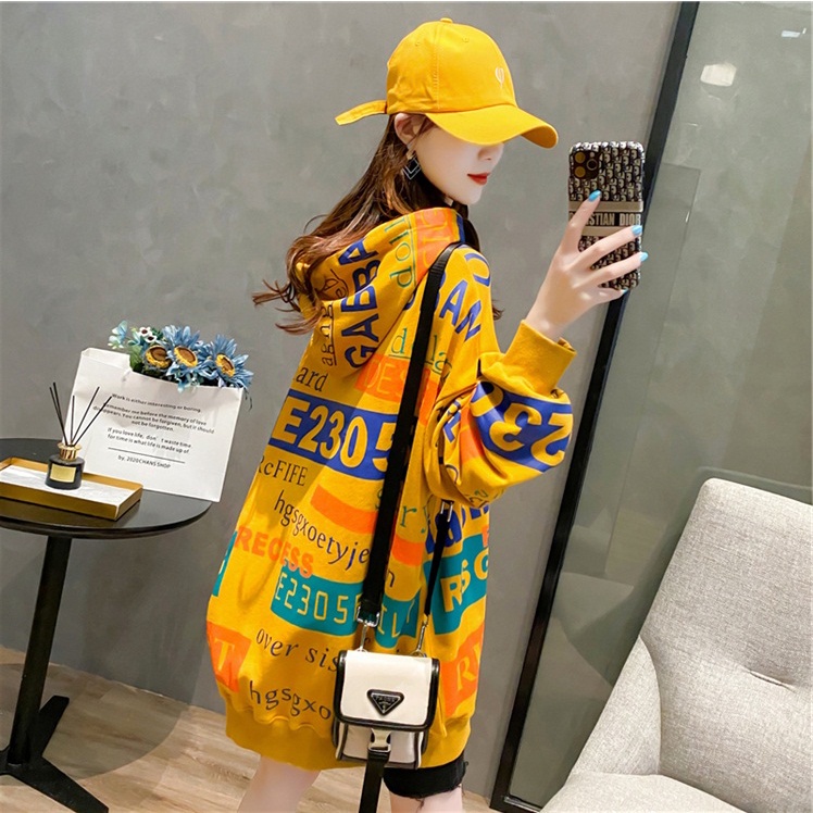 Áo hoodie dáng rộng dài thời trang cá tính | BigBuy360 - bigbuy360.vn