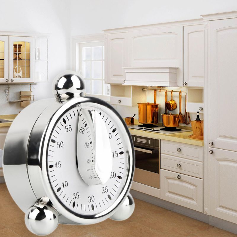 Đồng Hồ Hẹn Giờ Nấu Ăn 60 Phút Thiết Kế Nhỏ Gọn Tiện Dụng Cho Nhà Bếp