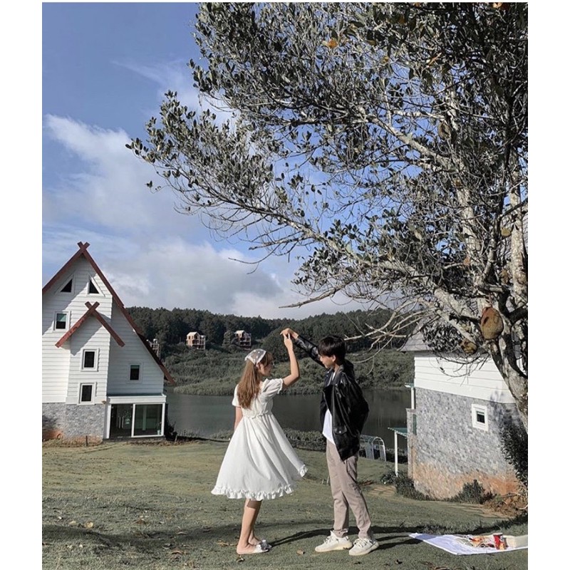 VÁY ĐI CHƠI - LIZZY DRESS - VÁY COTTON HỚT TRƯỚC - V0058 | BigBuy360 - bigbuy360.vn