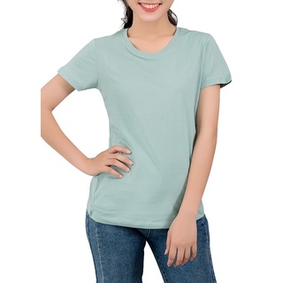 Áo Thun Trơn Cổ Tròn 100% Cotton Nhiều Màu Sắc