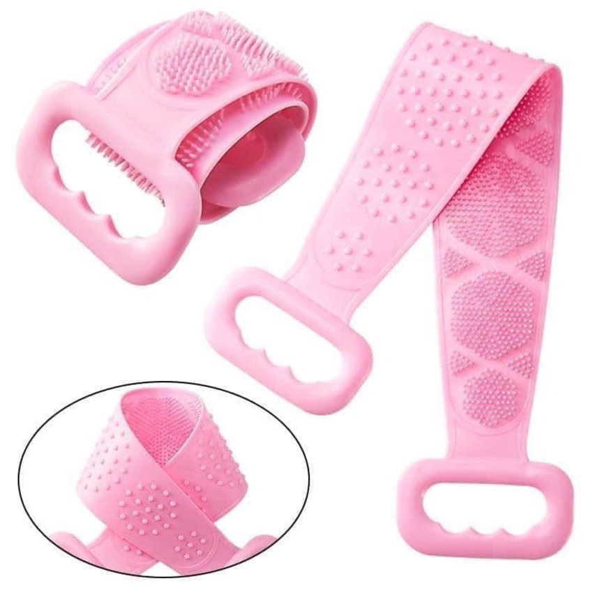 Dây chà lưng silicone nhiều màu không trầy xước lưng chất dày dặn dùng được hai mặt ILY
