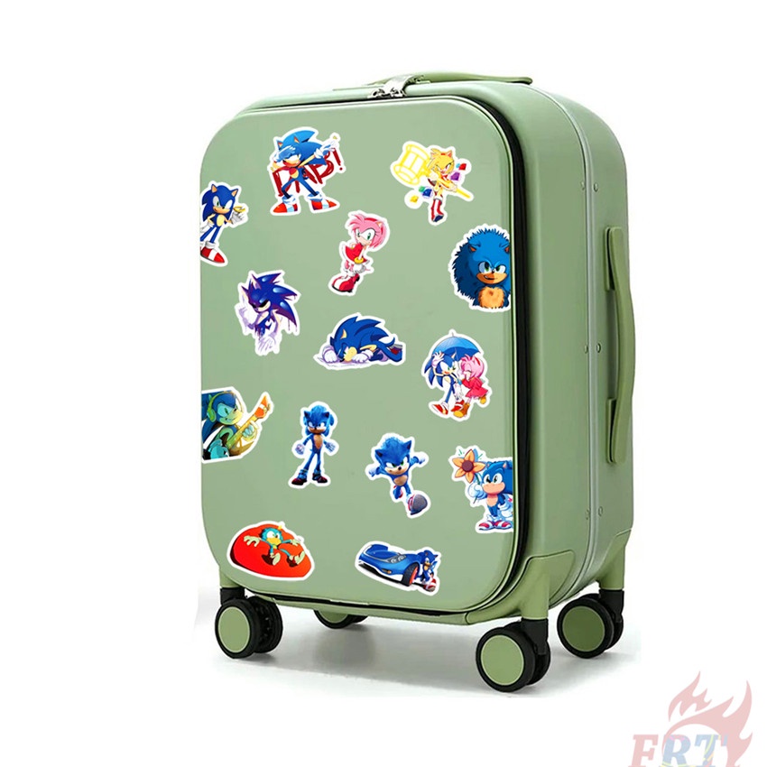 ❉ Set 07 Miếng Dán Hình Sonic The Hedgehog Series ❉ Bộ 50 Hình Dán Sonikku za Hejjihoggu Thời Trang