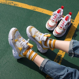 Giày thể thao đỏ và vàng ulzzang