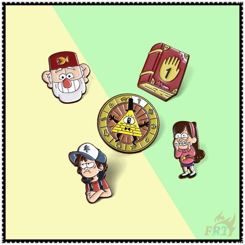 Huy hiệu cài áo hình hoạt hình gravity falls series 02 độc đáo