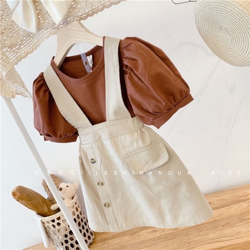 SET YẾM BE ÁO NÂU CHO BG