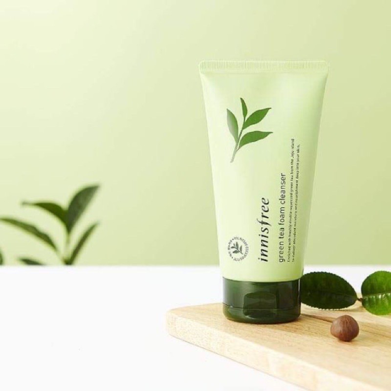 Sữa rửa mặt trà xanh Innisfree Green Tea Foam Cleanser 150ml Hàn Q