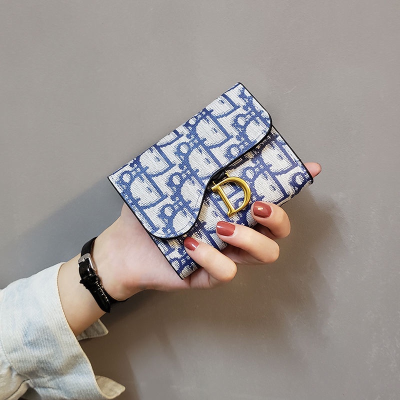 Ví Ngắn Gập Ba Phong Cách Âu Mỹ Thời Trang Cho Nữ