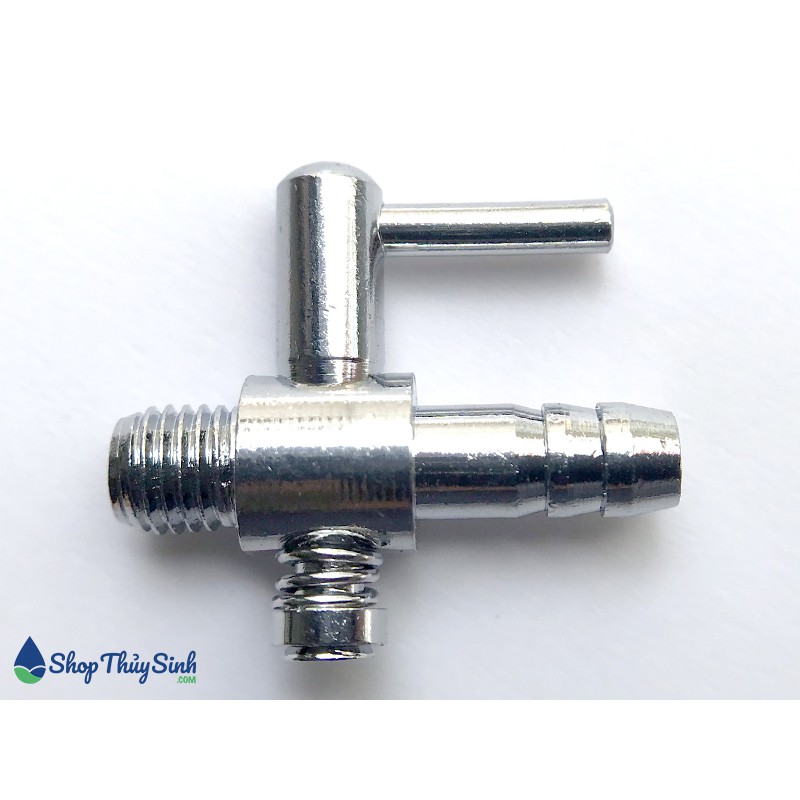 Van khóa oxy inox có ren chuyên làm dàn hồ tép và cá