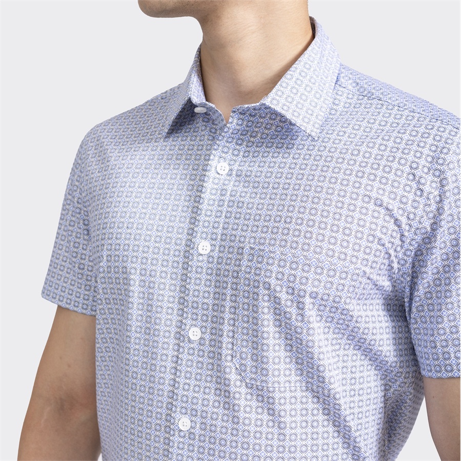 [MẪU MỚI] Áo sơ mi nam ngắn tay Aristino in họa tiết nam tính, thời thượng - ASS179S2